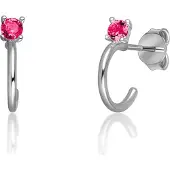 JVD delicato silver Orecchini circles con zircons SVLE0700XH2R100