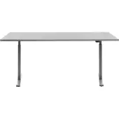 Topstar TTS18080GG E-Table höhenverstellbarer Schreibtisch lichtgrau rechteckig