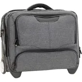Dermata 2 ruote Trolley business 44 cm Vano porta PC grigio