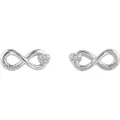 GUESS Steel Orecchini Infinity Love Bites JUBE06049JWRHT/U