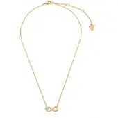 GUESS Gold-plated Collana with crystals Love Bites JUBN06047JWYGT/U