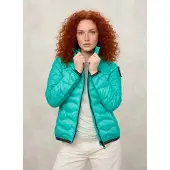 Blauer per donna. 26SBLDC03169 Giacca Camelia Verde (M), Casual, Poliestere