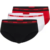 HUGO Slip rosso fuoco / nero / bianco