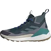 Adidas - Scarpe escursionismo in GORE-TEX - Terrex Free Hiker 2.0 GTX M Aurora Ivy/Preloved Teal/Grey Three per Uomo - Taglia 8 UK - Blu