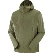 Salomon Outwind Full Zip Jacket Giacca a vento Uomo (XL, olivia)