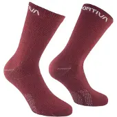 La Sportiva Merino Hiking Socks Calze da trekking (35-37, rosso)