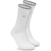 Oakley Cadence Socks 2.0 Calze da ciclismo Uomo (39-41, bianco/grigio)