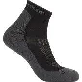 Icebreaker Merino Hike+ Light Mini Calze da trekking Uomo (42-44, grigio/nero)