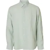 Selected Camicia Uomini Aqua Gray XL