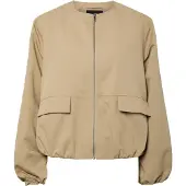 Pieces Giacca Da Aviatore | Beige | XL