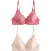 Next Reggiseno magenta / cipria