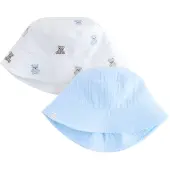 Next Cappello blu chiaro / cioccolato / bianco