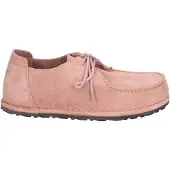 Birkenstock Utti Lace Suede Leather Scarpe per il tempo libero (39 - Narrow, rosa)