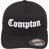 Mister tee Cappello da baseball 'Compton' nero / bianco