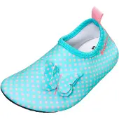 Playshoes Scarpe da spiaggia / da bagno 'Schmetterlinge' blu cielo / rosa