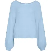 Vila Vimarley Scollo A Barchetta Pullover A Maglia
