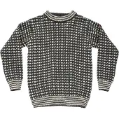 Devold Original Islender Crew Neck Pullover di lana (XS, grigio/nero)