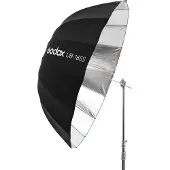 Godox UB-165S - Ombrello da studio parabolico riflettente argento 165 cm