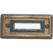 Heidemann 70301 Campanella con targhetta, bronzo singolo 24 V/1A