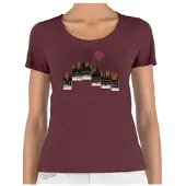 Karpos Women's Bosco T-Shirt T-shirt Donna (S, rosso)