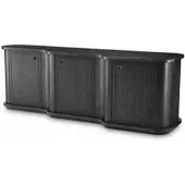 Casa Padrino Credenza Grigio nero / Bronzo 220 cm - Mobili per hotel