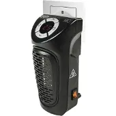Argoclima MIO Stufetta elettrica infrarossi 350W nero per spazi piccoli interni