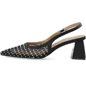 Bianco Décolleté sling 'Maralyn' nero
