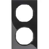 Berker Telaio nero/gl doppio - Telaio 2 volte nero 10122245