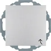 Hager Presa Schuko Berker, alluminio/opaco 47441404