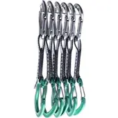 Austrialpin Micro Set Aluminium Snap Hooks Rinvio (11 cm Dyneema, grigio)
