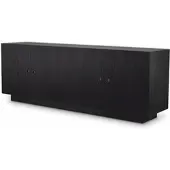 Casa Padrino Credenza Grigio nero / Bronzo 220 cm - Mobili