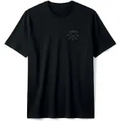 Hurley Tee S/S Printing Press Evy T-shirt Uomo (XL, nero)