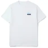 Hurley Tee S/S Printing Press Surfwar T-shirt Uomo (XL, bianco)