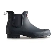 Hunter Boots Original Chelsea Stivali di gomma Uomo (45,5, blu)