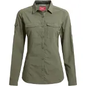 Craghoppers Women's Nosilife Adventure Langarm Bluse III Camicetta Donna (48, olivia)