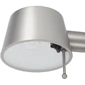 LUCANDE Applique Silka, 14 cm, nichel, flessibile, spina