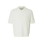 Selected Camicia Polo In Maglia Uomini Bianco XXL