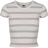 Urban Classics Maglietta A Maniche Corte Stripe Cropped