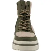 Tom Tailor Stivaletto stringato crema / oliva