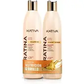 KATIVA Keratina Kit Champú 355ml Acondicionador 355ml
