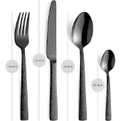 Amefa Felicity 3319, 24-pz, set di posate, nero
