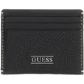 GUESS da uomo leather ID portacarte SMBOGSLEA25-BLA