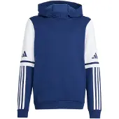 Adidas Felpa sportiva blu / bianco