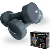 Schildkröt Fitness Vinyl Hantel Set (2 x 3 kg, grigio)