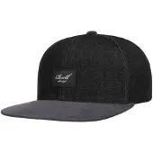 REELL Suede Cap Cappellino (One Size, nero)