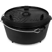 Petromax Fire Pot Pentola (10,8 l - ft12, grigio/nero)
