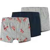 Name it Boxers Grey Firetruck 3 Unità
