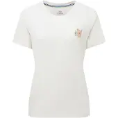 Sherpa Women's Bali Mountain Tee T-shirt Donna (XS, bianco)