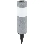 Eglo Lampada LED con picchetto Mino, grigia, IP44