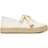 Toms Women's Carolina Lace Up Sneaker Donna (40, beige/bianco)